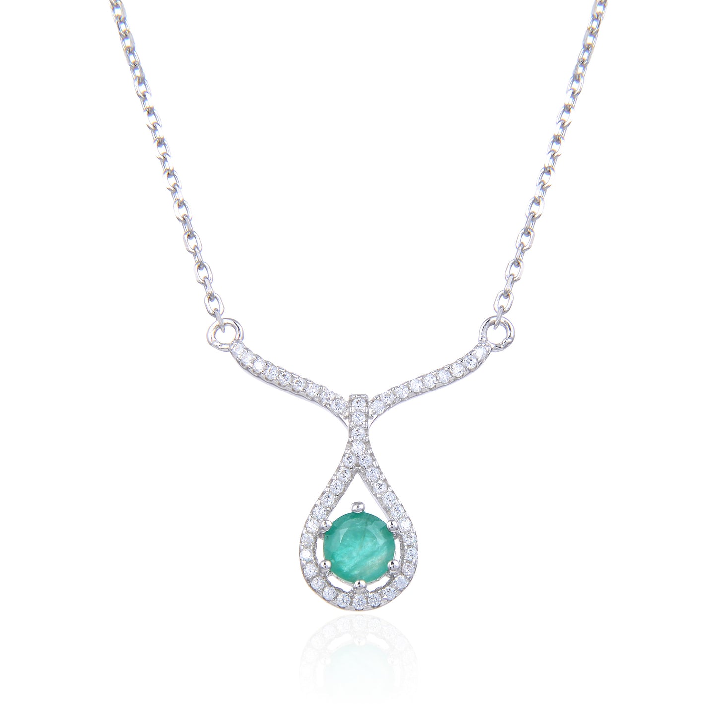 Collier pendentif en argent Sterling Agate verte, pendentif en argent S925, trésor de couleur naturelle pour femmes