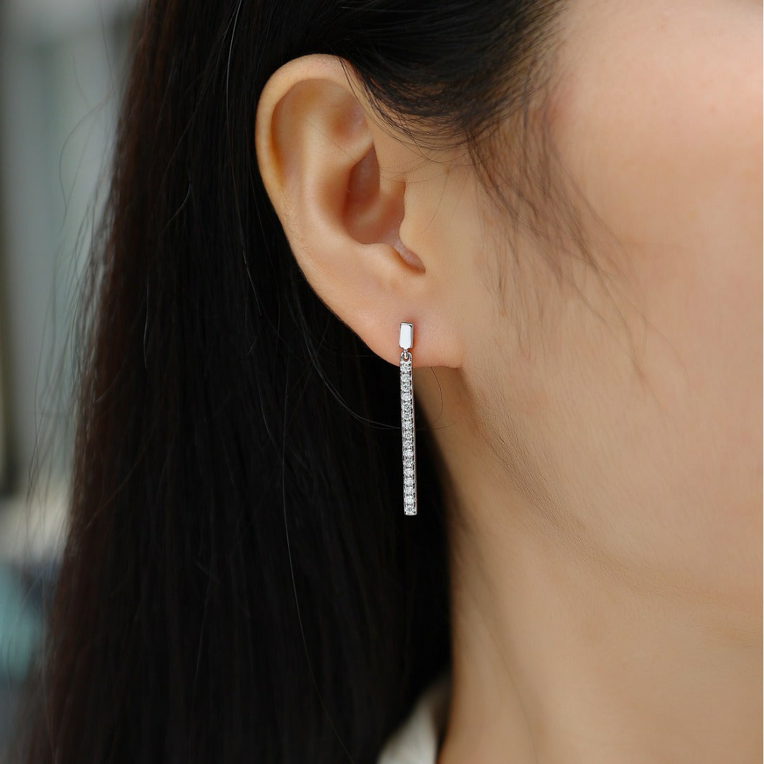 Boucles d'oreilles sautantes en argent 925, nouvelles boucles d'oreilles en pierre Mosan