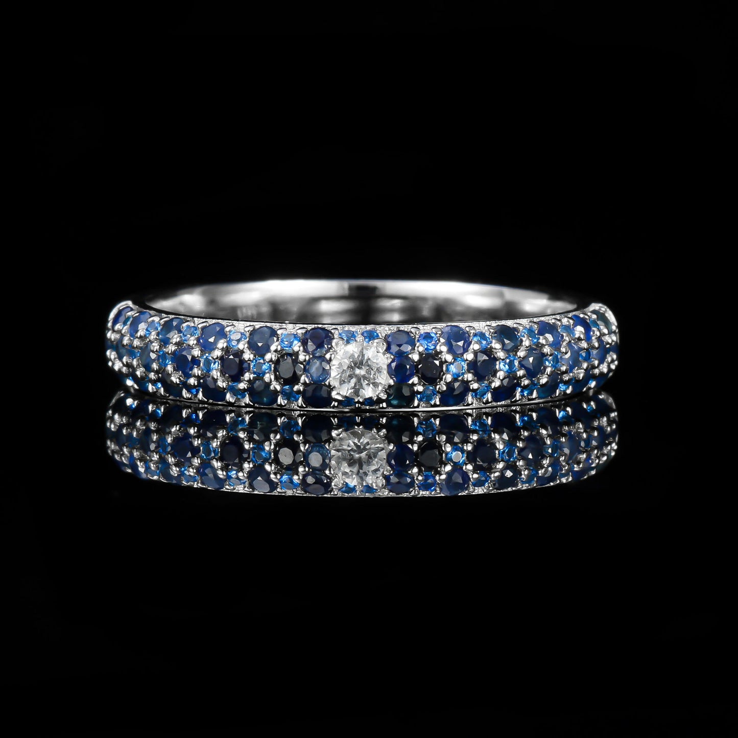 Premium sapphire fashion ring