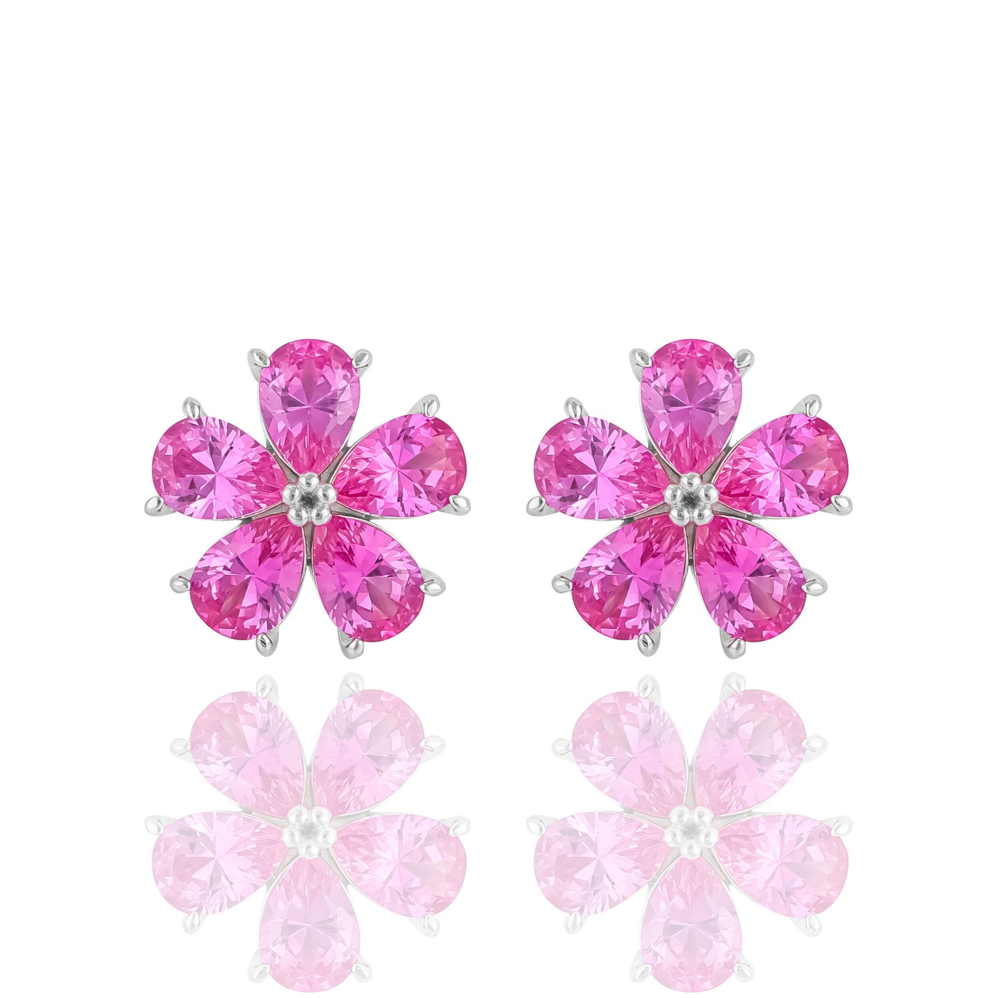 Boucles d'oreilles pétales en argent pur S925, bijoux d'oreilles de tempérament pour femmes