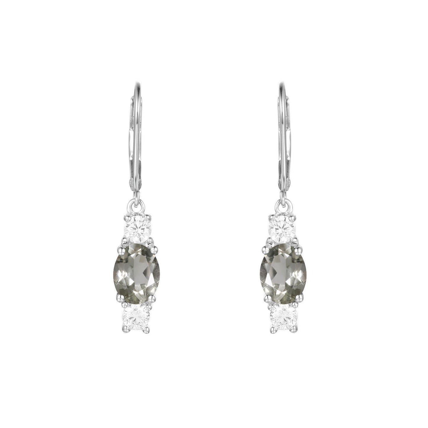 Boucles d'oreilles au trésor colorées naturelles incrustées de grenat, boucles d'oreilles en argent s925