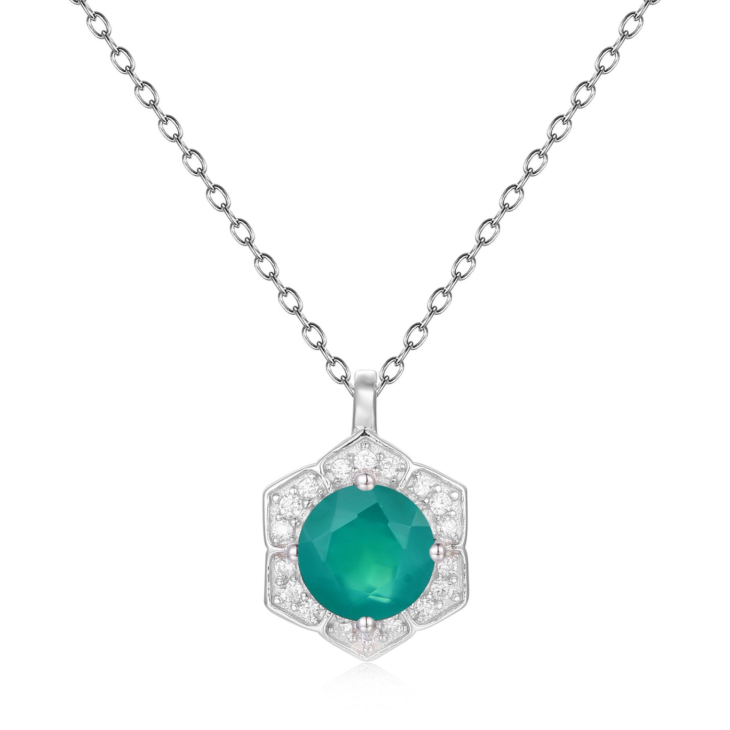 Accessoires de bijoux de luxe légers pendentif en pierre précieuse s925 pendentif collier au trésor de couleur naturelle incrusté d'argent