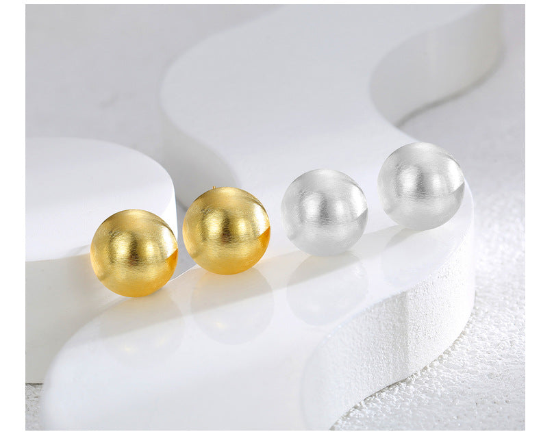 【DF】Earrings High-end Earrings 925 Silver Needle Pearl Earrings Fashion Earrings Jewelry Women