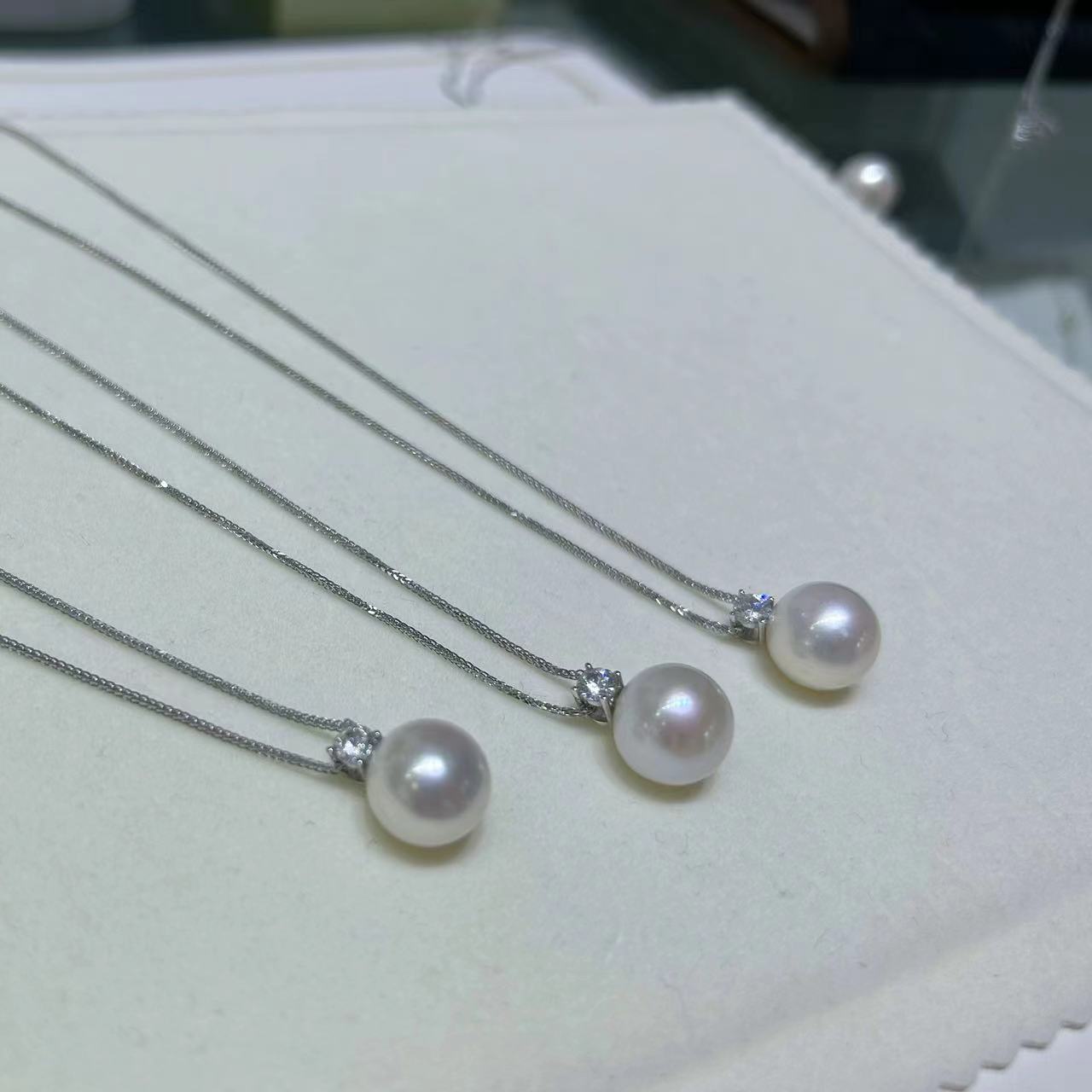 [DF]Princess Grace Round Edison Pearl Necklace - 10-13mm