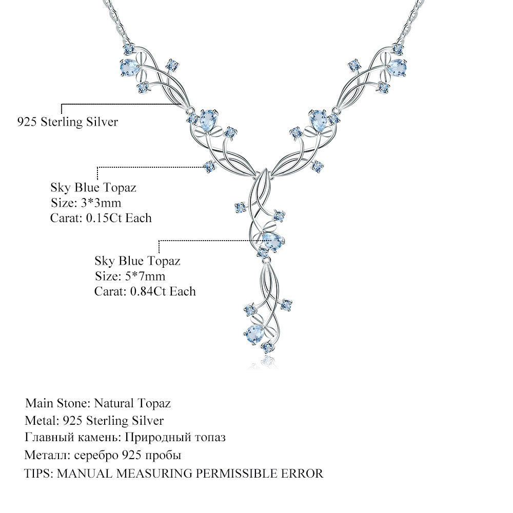 Collier de luxe en pierres précieuses naturelles DF pour femme en argent sterling 925 incrusté d'améthyste naturelle Bijoux exquis Cadeau romantique pour femme