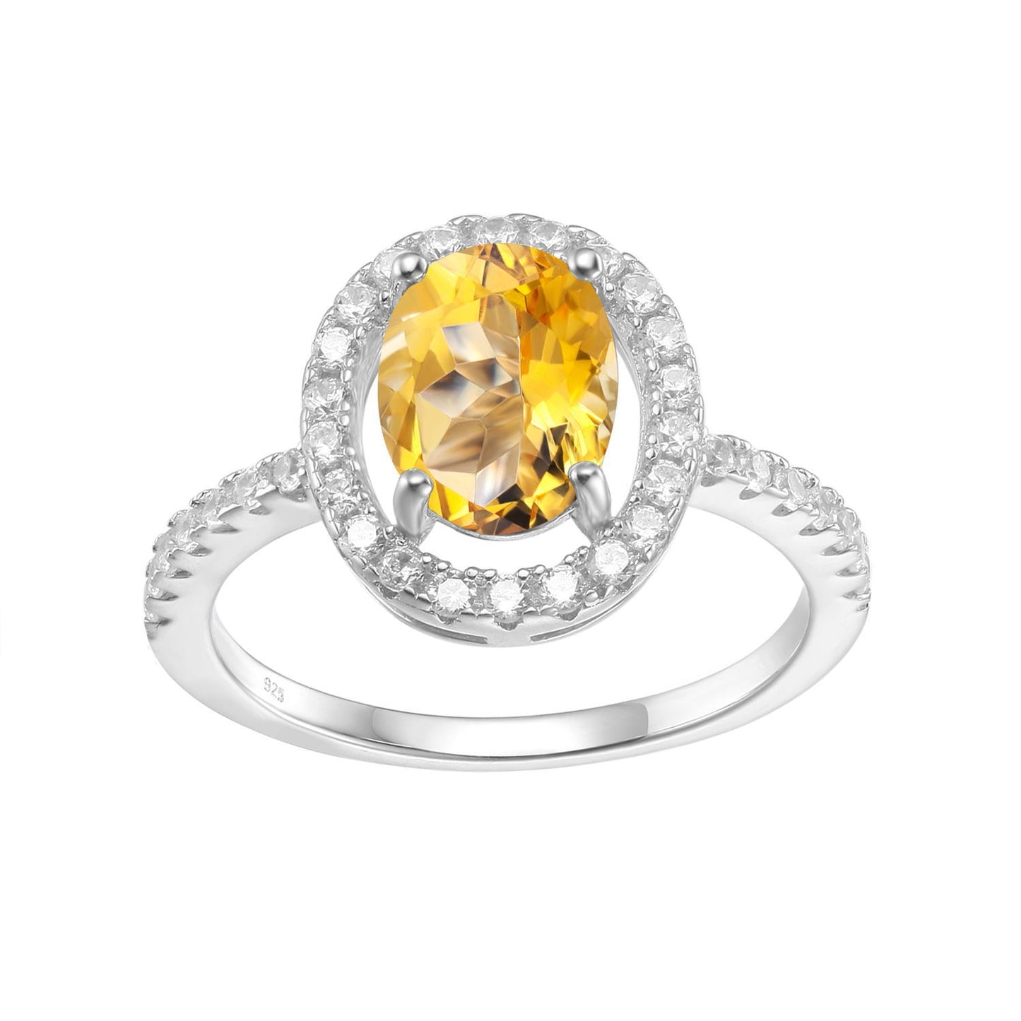 Anillo de plata s925 con incrustaciones de granate y gema de cristal natural para mujer