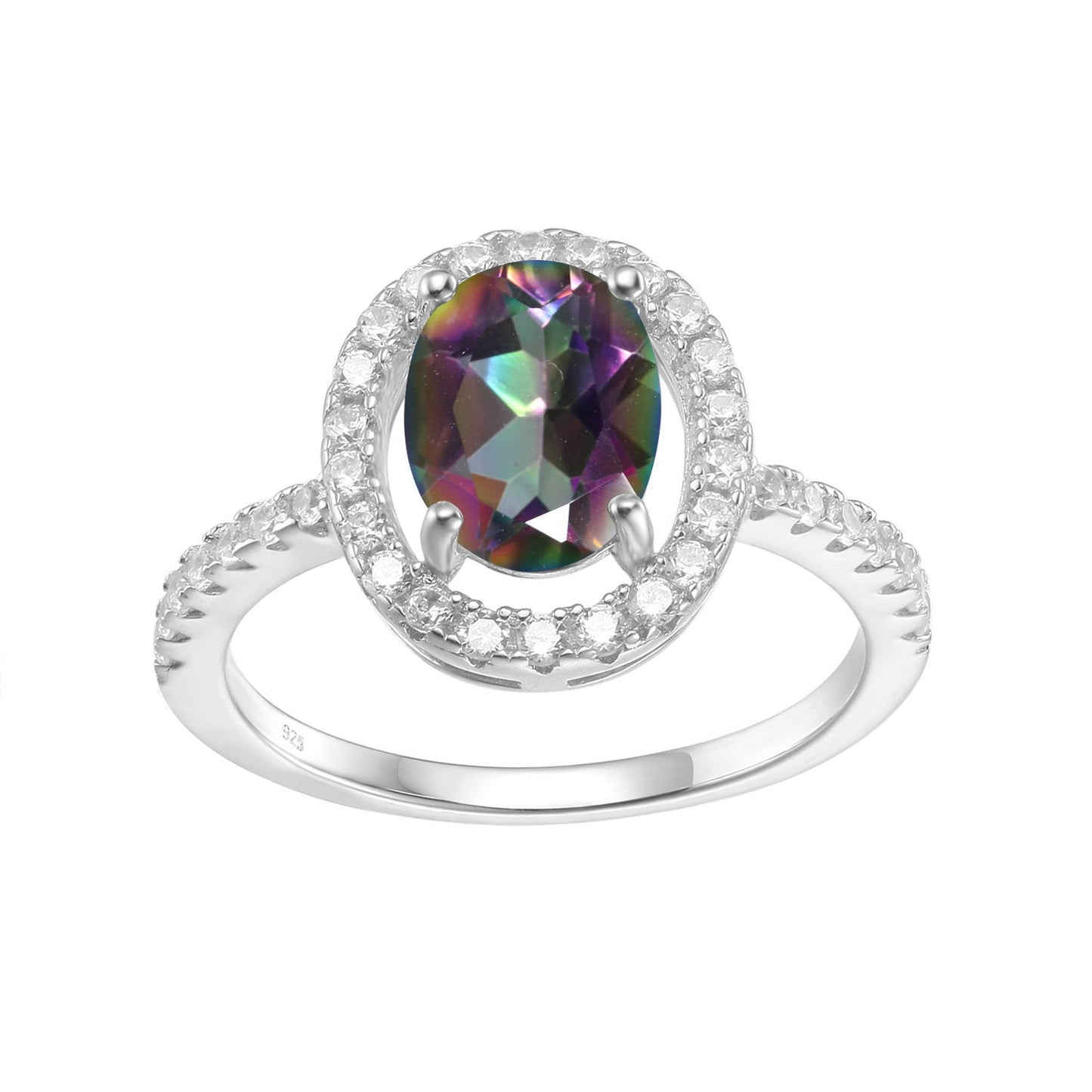 Bague colorée naturelle pour femme en argent s925 incrusté de cristal de grenat