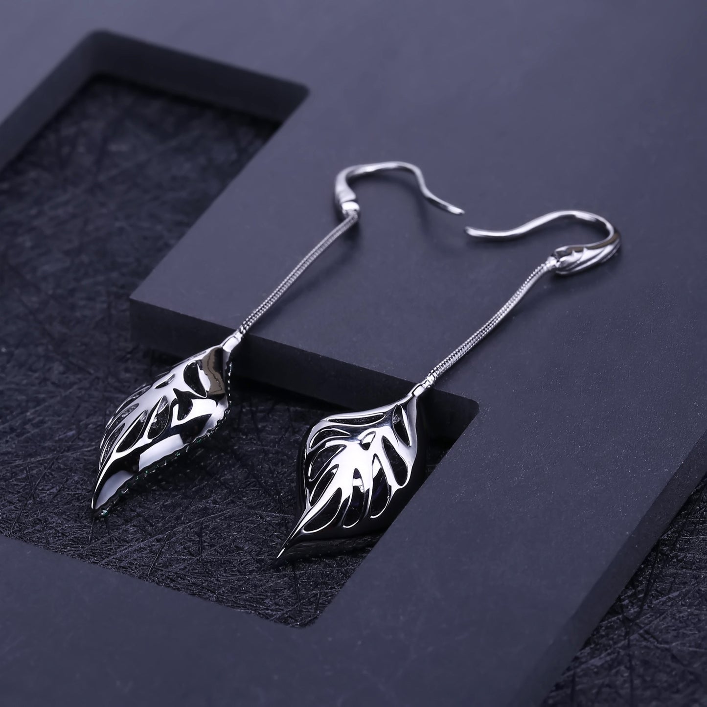 Boucles d'oreilles et boucles d'oreilles en argent s925, accessoires de bijoux longs, améthyste naturelle