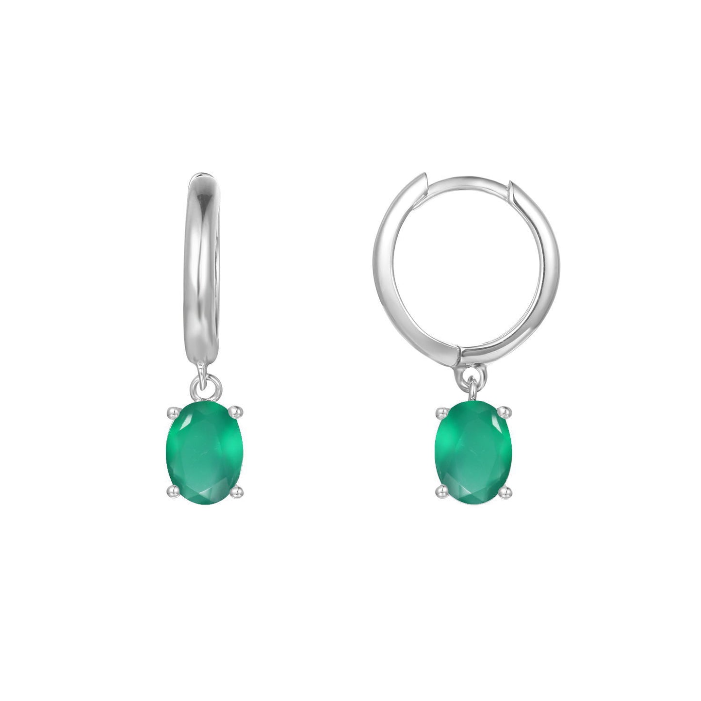 Boucles d'oreilles au trésor coloré naturel, boucles d'oreilles et boucles d'oreilles en topaze incrustées d'argent s925 de personnalité de la mode européenne et américaine