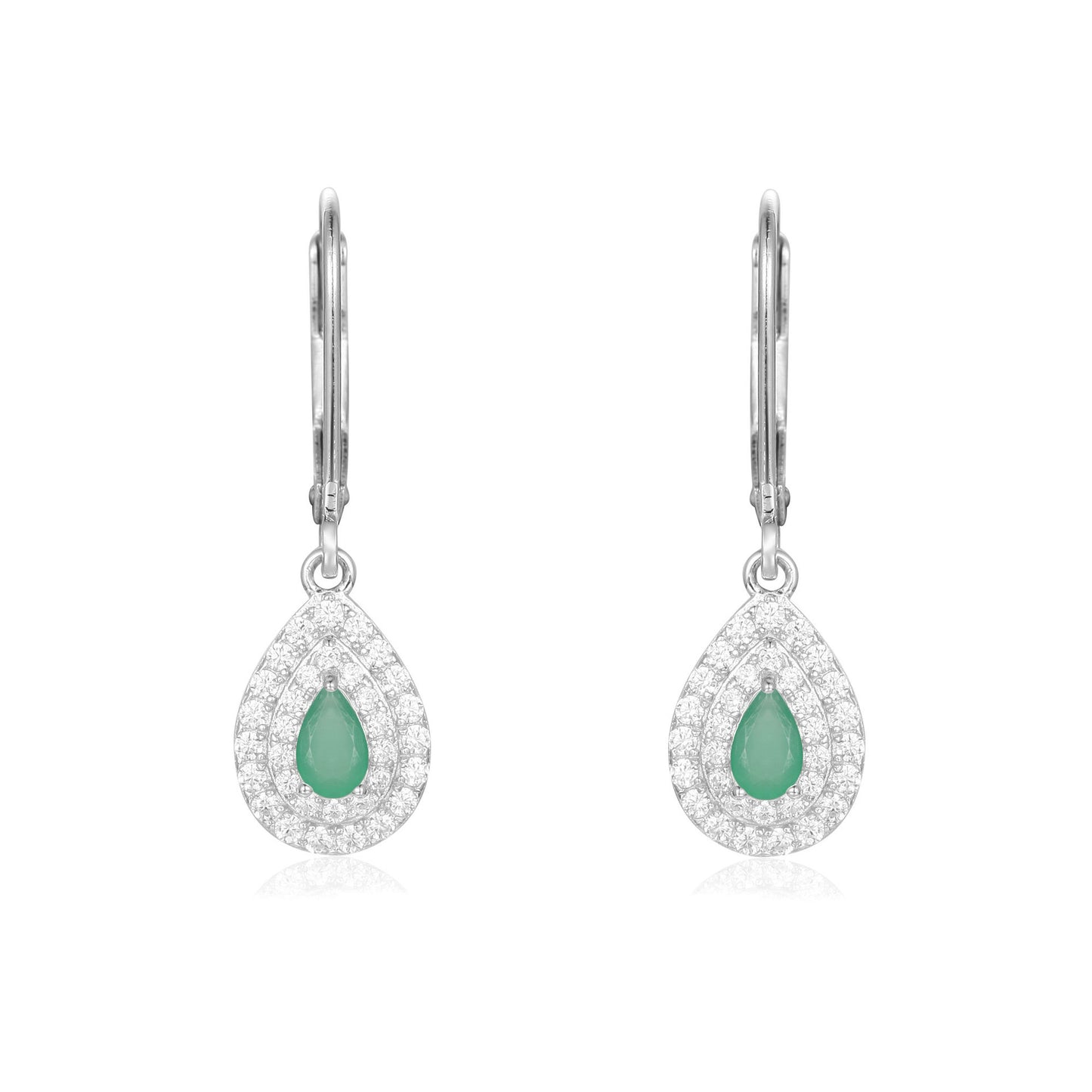 Boucles d'oreilles en argent s925 incrustées de pierres précieuses de luxe légères et de nouvelle conception de mode Boucles d'oreilles au trésor de couleur naturelle