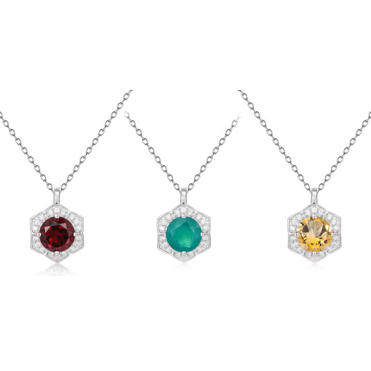 Accessoires de bijoux de luxe légers pendentif en pierre précieuse s925 pendentif collier au trésor de couleur naturelle incrusté d'argent