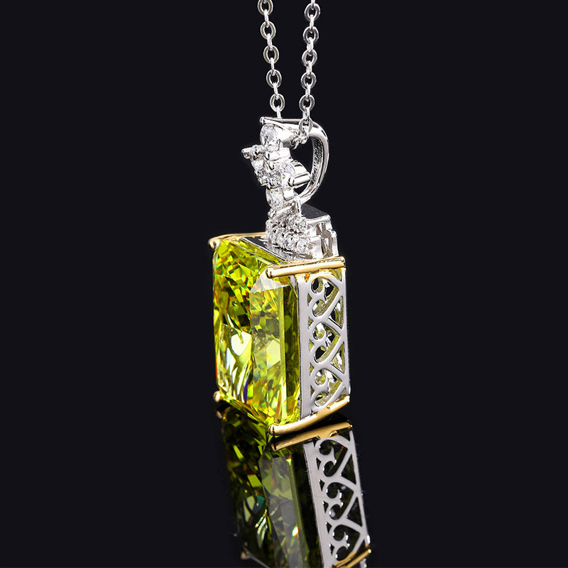 S925 Silver Hot Sale High Carbon Diamond Pendant Temperament Luxury Pendant Jewelry Master 13*18