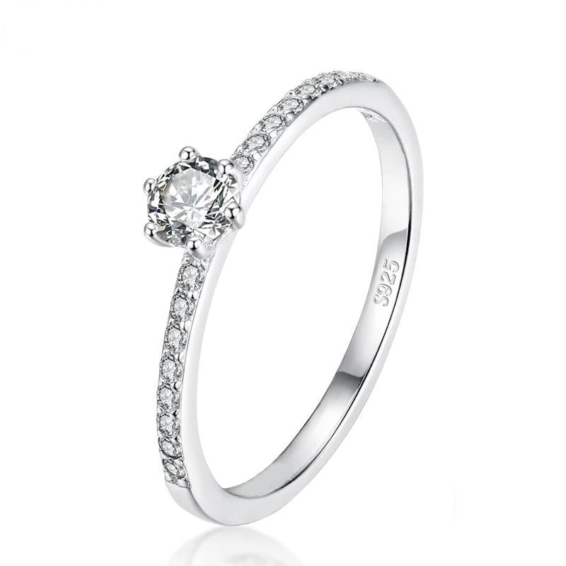 Moissaniteg Stone Women's Ring Six Claw Factory