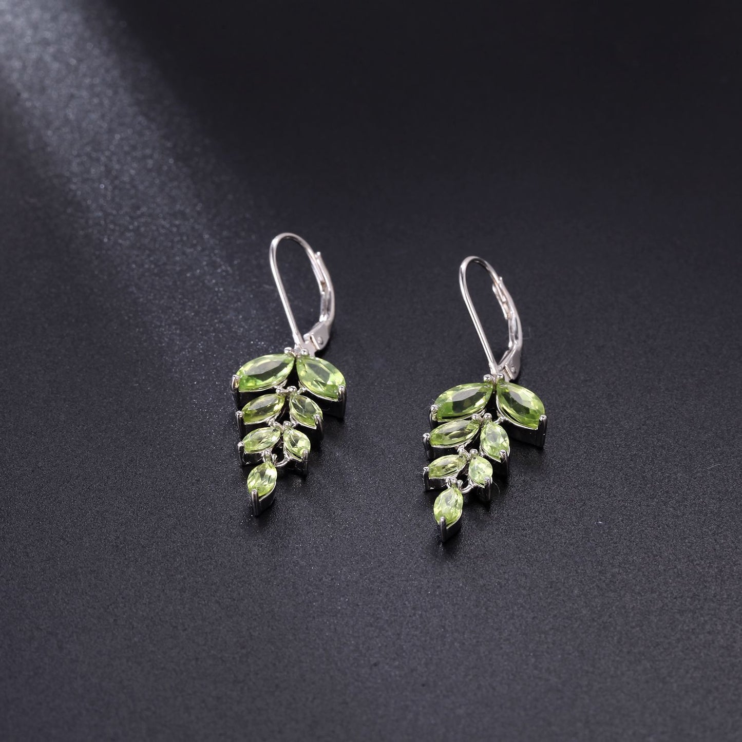 Boucles d'oreilles en argent S925 avec pierres précieuses naturelles colorées et boucles d'oreilles et clous d'oreilles en grenat personnalisés