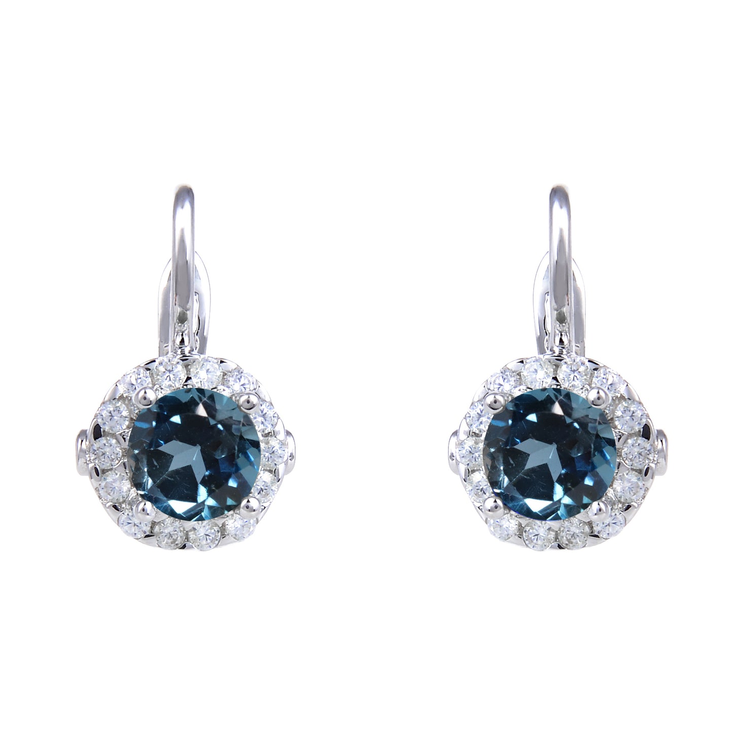 Boucles d'oreilles en pierre naturelle, pierres précieuses incrustées rétro européennes et américaines, boucles d'oreilles topaze en argent s925, boucles d'oreilles