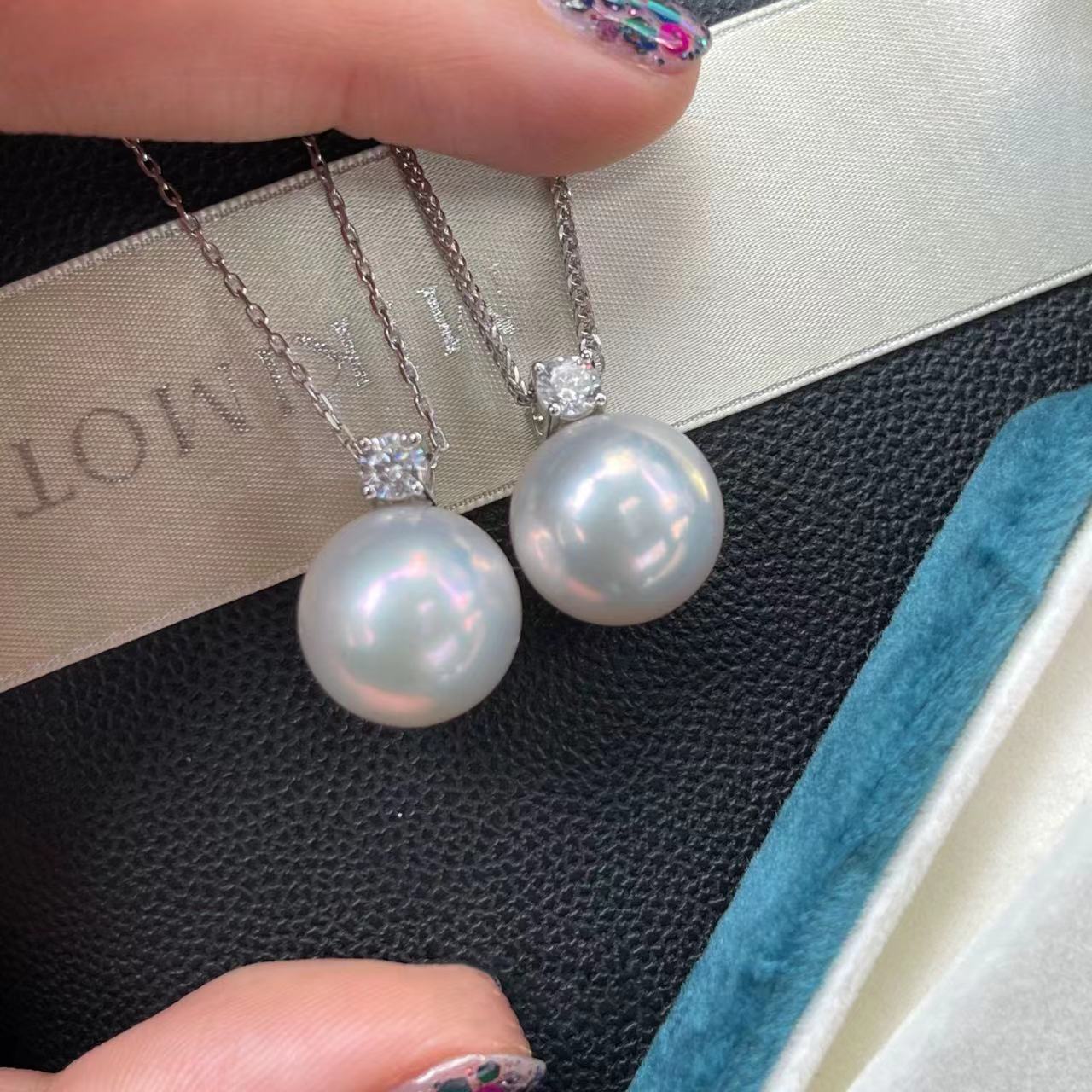 [DF]Princess Grace Round Edison Pearl Necklace - 10-13mm