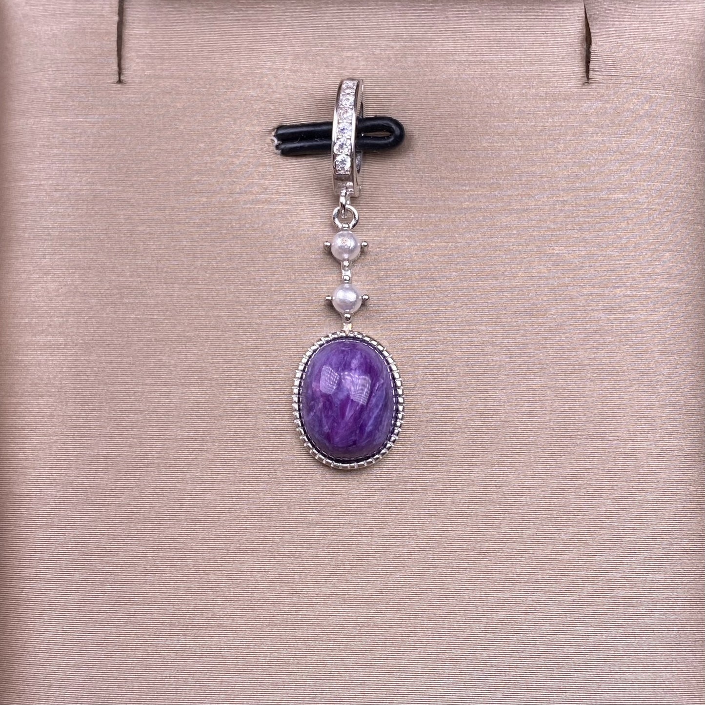 Aquamarine,Dragon Amethyst, Malachite Pendant s925 Silver Inlaid Long Pendant