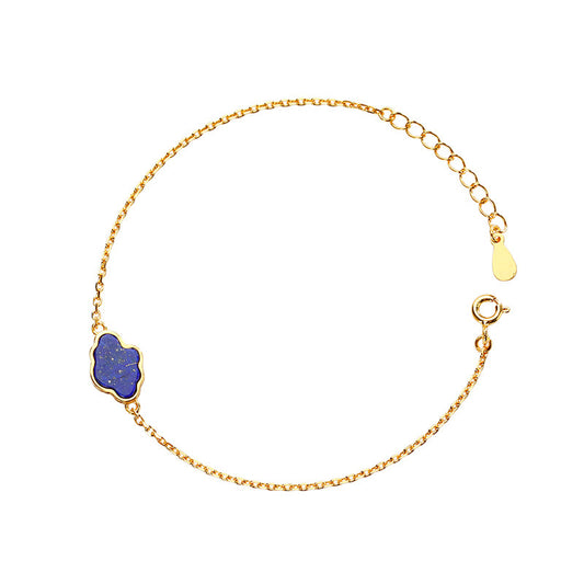 S925-silver-gold-plated-lapis-lazuli-bracelet