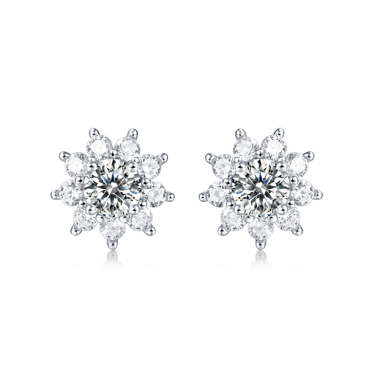 Boucles d'oreilles en argent S925, pierre Mosang, nouvelles boucles d'oreilles Chuxue