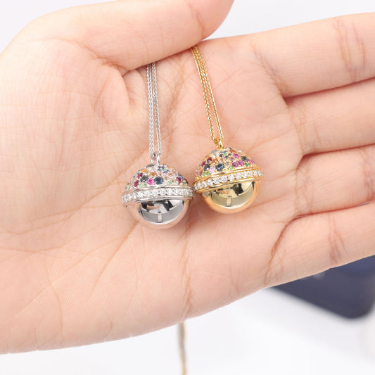 Advanced celestial universe necklace gradient pendant