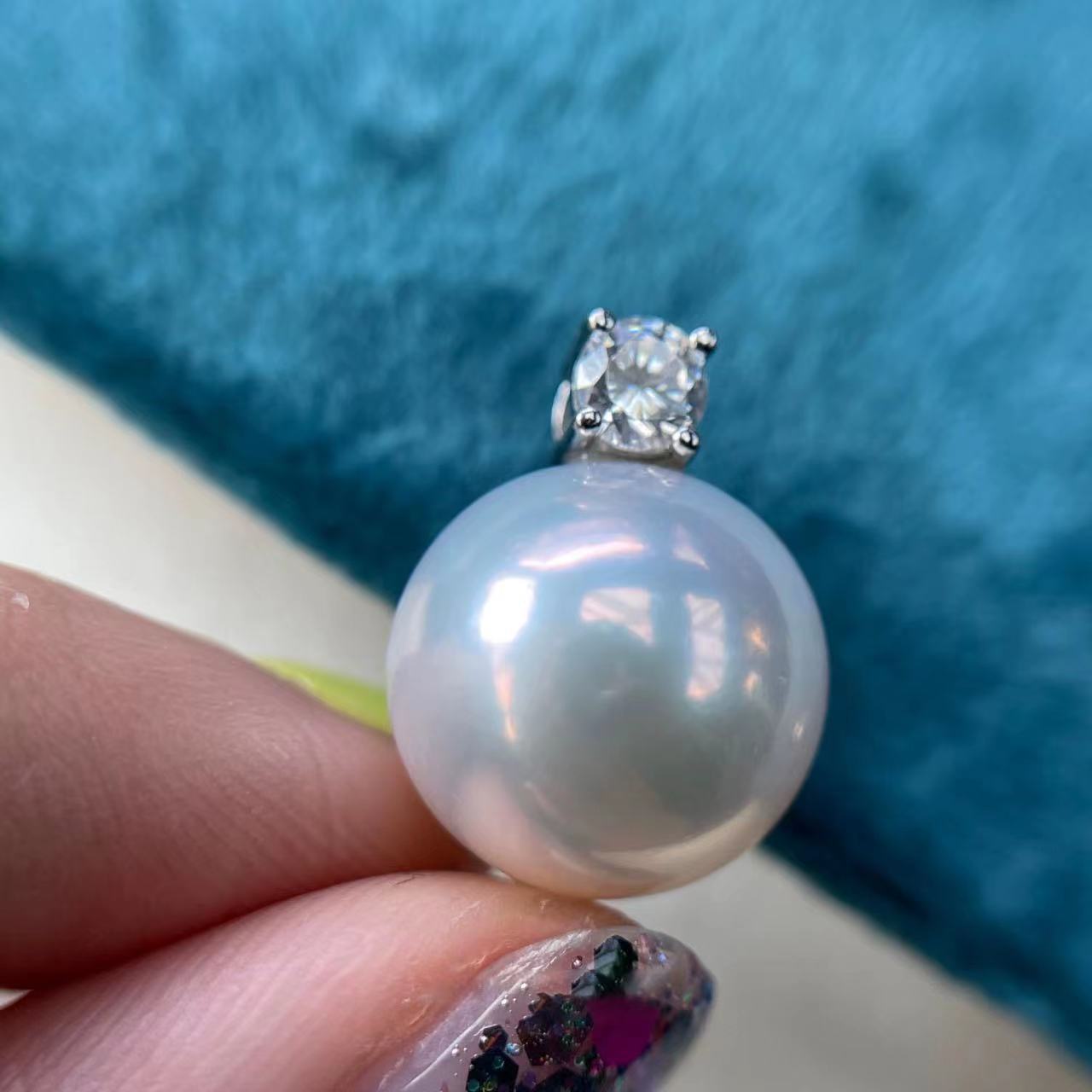 [DF]Princess Grace Round Edison Pearl Necklace - 10-13mm