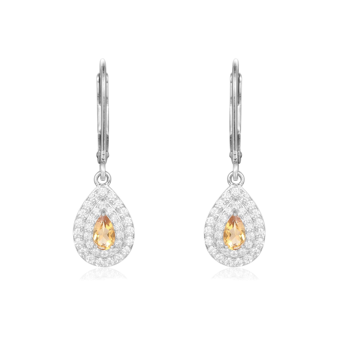 Boucles d'oreilles en argent s925 incrustées de pierres précieuses de luxe légères et de nouvelle conception de mode Boucles d'oreilles au trésor de couleur naturelle