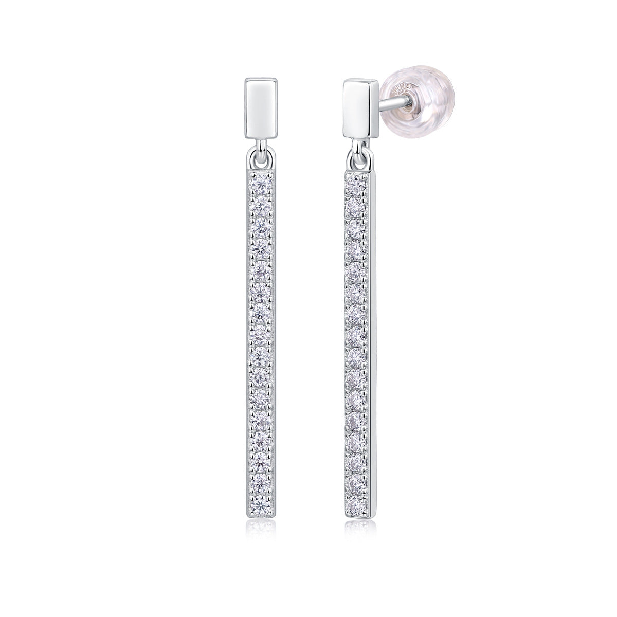 Boucles d'oreilles sautantes en argent 925, nouvelles boucles d'oreilles en pierre Mosan