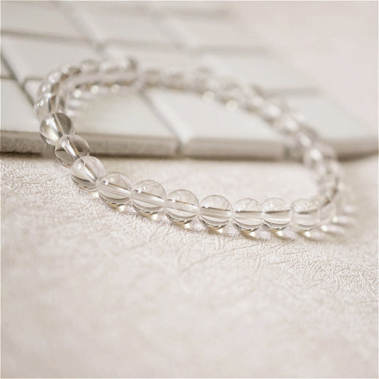 Natural Transport White Crystal Bracelet