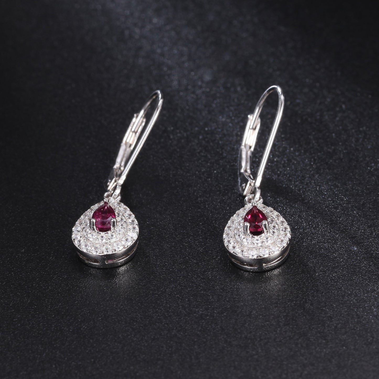 Boucles d'oreilles en argent s925 incrustées de pierres précieuses de luxe légères et de nouvelle conception de mode Boucles d'oreilles au trésor de couleur naturelle