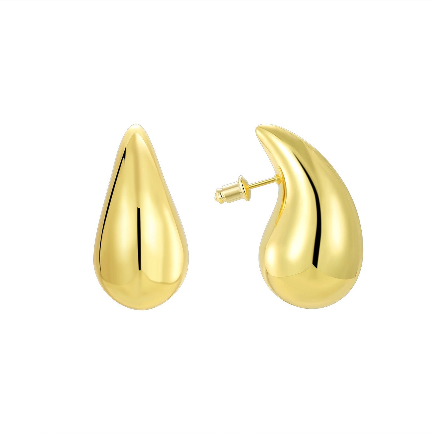 [DF] water drop earrings, high-end and cool style earrings, ins niche design