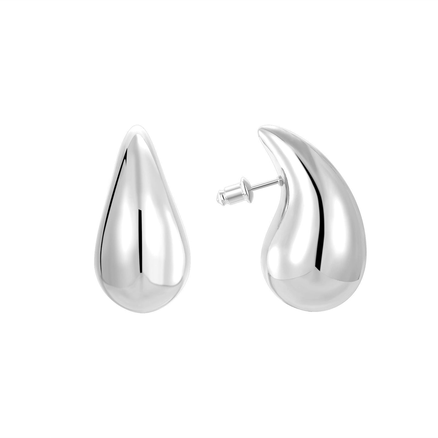 [DF] water drop earrings, high-end and cool style earrings, ins niche design